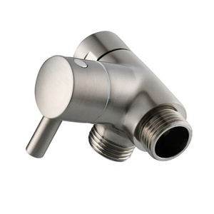 Válvula desviadora de ducha de latón G1/2" en T para inodoro/bidé, conector en T de 3 vías para grifo de ducha - Product Image 1