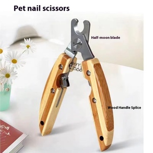 Cortaúñas portátil para gatos de alta calidad, gran oferta, nuevos cortaúñas para mascotas con forma de bambú y madera con promoción de alta calidad - Product Image 1