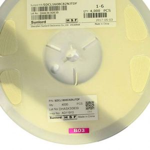 Factory Direct SDCL1608C82NJTDF 0603 1608 Inductors High-Frequency Inductors 82nH 5% 300mA 1ohm - Product Image 1