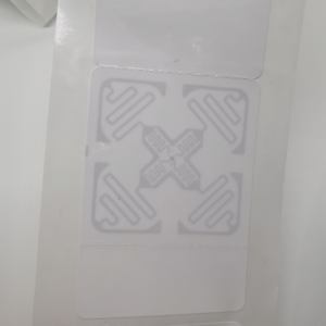 50*50mm ISO/IEC 15693 I CODE SLIX RFID HF White Library <strong>Book</strong> Sticker - Product Image 6