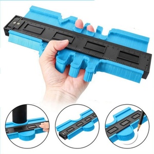 Thước đo đường viền nhựa 10 inch, rộng 250mm, dụng cụ đo đường viền gỗ, gạch lát, gạch laminate, dụng cụ thông dụng - Product Image 4