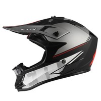 Casque de moto tout-terrain en ABS certifié DOT, respirant, personnalisable, grande taille, pour le VTT, unisexe