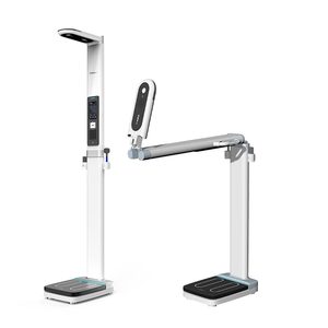 เครื่องชั่งน้ำหนักวัดมวล<span class=keywords><strong>กาย</strong></span>แบบวัดส่วนสูงและน้ำหนักน้ำหนักแบบอิเล็กทรอนิกส์พร้อมฟังก์<span class=keywords><strong>ช</strong></span>ัน BMI - Product Image 1