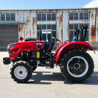 Günstiger Mini-Radtraktor 4x4 für Haus und Garten, Pflug, Bodenbearbeitung, Kommunale Garten- und Baustelleneinsätze