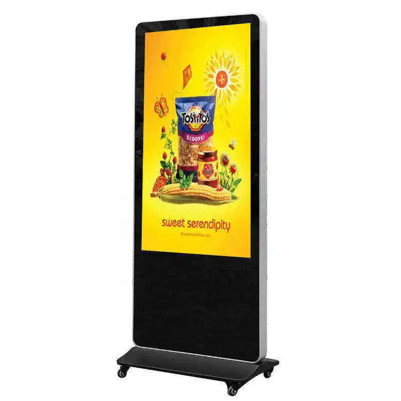 लिफ्ट शॉपिंग सेंटर के साथ मॉल के क्षमतापूर्ण उपयोग के लिए टचस्क्रीन इनडोर डिजिटल साइनेज एलसीडी विज्ञापन स्क्रीन
