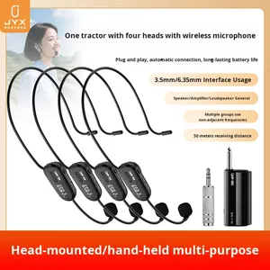 <span class=keywords><strong>Microfono</strong></span> per <span class=keywords><strong>Cuffie</strong></span> Wireless Portatile, Amplificatore Universale Uno-a-Quattro, <span class=keywords><strong>Microfono</strong></span> per <span class=keywords><strong>Cuffie</strong></span> per Guide Turistiche - Product Image 5