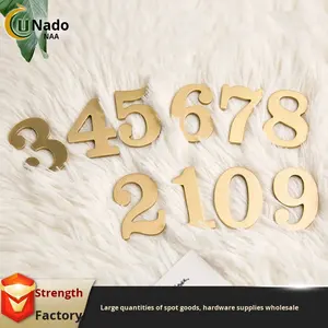 Lettere dell'Alfabeto in Metallo Dorato, <span class=keywords><strong>Logo</strong></span> con Lettere di Design, Lettere 3D Dorate - Product Image 2