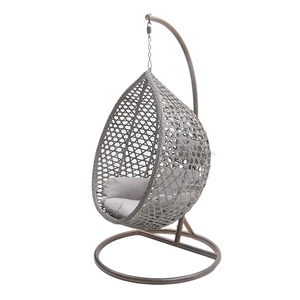 Giường treo ngoài trời bằng mây nhựa, ghế thư giãn đu quay sân vườn khách sạn 2026 - Product Image 6