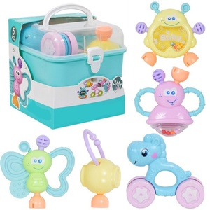 Jouet musical éducatif en silicone souple, hochet gonflable lumineux, cloche à manivelle, boîte de rangement, jouet de dentition pour bébé garçon et fille de 0 à 2 ans - Product Image 3