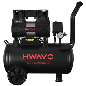 Top quality 30L 1.5kw 0.8mpa 220V oil free air compress small type portable oilless air compressor for paint
