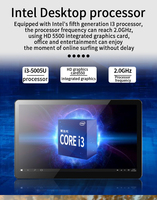 Ordinateur de jeu PC CENAVA H116, processeur haute vitesse, écran 11,6 pouces 1920*1080 IPS, 8 Go, 180 Go, mini PC tablette, ordinateur de jeu I3
