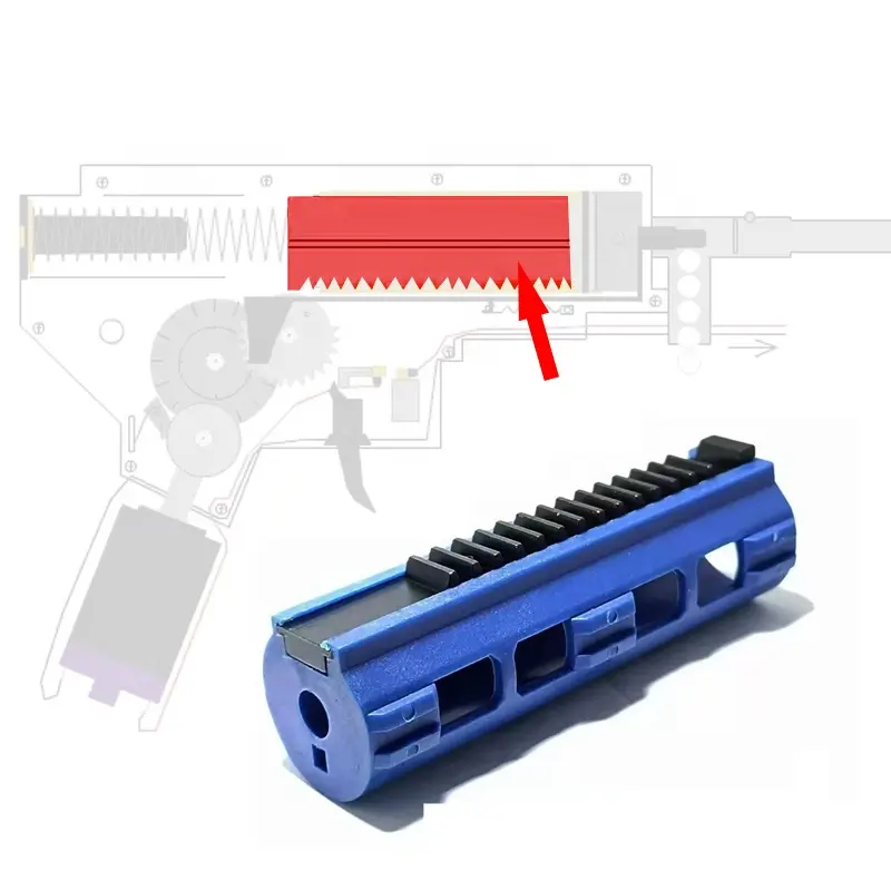 Aksesori Gel Blaster Bagian Upgrade Pistol Mainan Pemotong Kawat Logam 13.5 14 Gigi Tangga Logam