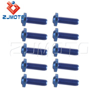 Vis de frein en titane de grade 5 léger, anodisées CNC, à tête Torx 5/16-18 x 1 pouce pour moto Harley Davidson