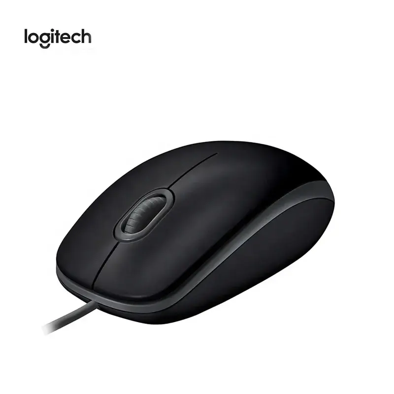 Logitech B100 유선 마우스 USB 사무실 게임 컴퓨터 노트북 데스크탑 일반 사무실 게임 마우스