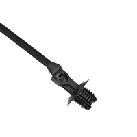 Attaches de câble en nylon faciles à installer avec fixation rapide à poussoir pour trou ovale pour la gestion des câbles de voiture Attache de câble à montage de bord
