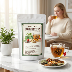 3g * 30 Bustine Tè Dimagrante Biologico alle Erbe per la Riduzione del Grasso Addominale, Detox Naturale Botanico con Foglie di Loto e Biancospino, Confezione in Scatola - Product Image 3
