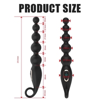 Erotikprodukte für Erwachsene Stimulator Anus-Spielzeug Fernbedienung Extra Lange Wasserdichte Analkugeln Butt Plug Vibrator Sexspielzeug für Männer
