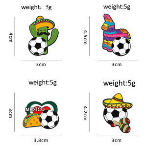 Insignia de Fútbol de EE. UU., Canadá y México 2026, Recuerdo de Partido de Fútbol, Regalo para Fanáticos, Colección de Insignias, Recuerdos de la Copa Mundial - Product Image 2