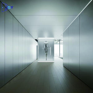 Nuovo <span class=keywords><strong>Design</strong></span> Parete Divisoria Modulare Argento Pannelli Acustici Personalizzati per Ufficio Commerciale Scuola Casa Negozio Centro Commerciale - Product Image 1