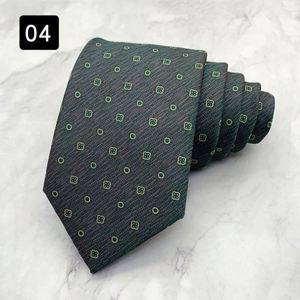 Men's Formal Business Casual Suit <b>Ties</b> Accessories Small Floral Green Fresh Logo Polyester Neck <b>Tie</b> - Product Image 5