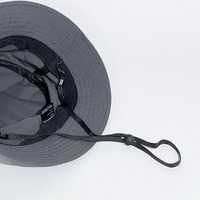 Gorras de cubo lisas Sombreros Tela de nailon impermeable de alta calidad Deporte plegable Correr Secado rápido Sombrero de cubo ligero a prueba de agua