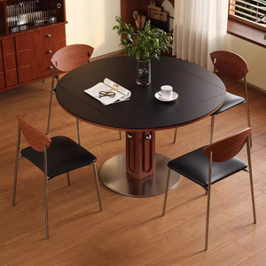 <span class=keywords><strong>Mesa</strong></span> de <span class=keywords><strong>Comedor</strong></span> Cuadrada Convertible Nórdica, Muebles de <span class=keywords><strong>Comedor</strong></span> Plegables que Ahorran <span class=keywords><strong>Espacio</strong></span> con Tablero Ajustable y Extensible - Product Image 6
