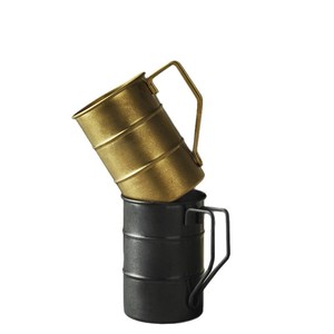 SHINYJH - Taza de Cerveza Estilo Nube Desgastada, 400 ml, Acero Inoxidable 304, Taza Retro para Acampar al Aire Libre - Product Image 4