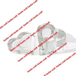 Il più nuovo cuore rosa tazza di vetro di cristallo di alta qualità strumento acrilico per Nail Art piatto a cuore tazza di vetro liquido con coperchio piatto <span class=keywords><strong>Dappen</strong></span> - Product Image 5