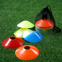 Cônes de disque d'agilité personnalisés avec sac de transport | Équipement d'entraînement sportif pour le football, le football, le basket-ball et les entraîneurs