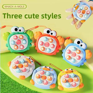 Jouet anti-stress en forme de palmier, de canard mignon et de marmotte, pour enfants de 5 à 7 ans, puzzle éducatif, <span class=keywords><strong>mini</strong></span> porte-clés à pression, en plastique - Product Image 2