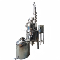 Machine d'extraction d'huiles végétales en acier inoxydable, alcool éthanol, armoire de commande électrique, moteur d'agitation, réservoir de réception