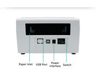 Impresora de Etiquetas Térmicas Inalámbrica VTR VTR-TB41 Blanca de 110 mm con Adhesivo para Etiquetas de Dirección, Impresora de Códigos de Barras BT de 203 dpi, 1 Año de Garantía, SDK en Stock