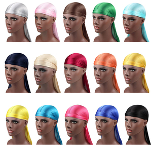H-35 Du Rag <strong>Customizable</strong> Wholesale Designer <strong>Durags</strong> Fashion Hair Accessories Custom Men Silk Durag - Product Image 1