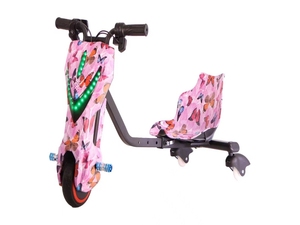 Trottinette à trois roues pour enfants avec lumières LED, siège réglable, batterie au lithium, matériau <span class=keywords><strong>PVC</strong></span>, capacité de charge 36V 70KG - Product Image 4