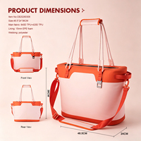 Sac isotherme imperméable grande capacité avec bandoulière pour la plage, les pique-niques, le camping en plein air