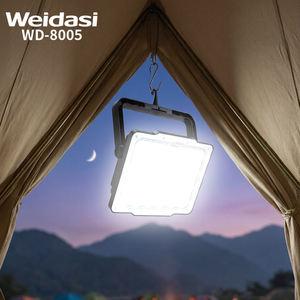 كشاف LED قابل للشحن بالطاقة الشمسية عالي القدرة من ويداسي للميكانيكيين والتخييم والصيد وإصلاح السيارات، هيكل مصباح من البلاستيك ABS مع منفذ شحن Type-C - Product Image 5