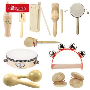 8 pièces d'instruments de <span class=keywords><strong>musique</strong></span> en bois, ensemble de tambours pour enfants, jouets musicaux pour bébés, <span class=keywords><strong>kit</strong></span> avec sac de rangement W07A248 - Product Image 4