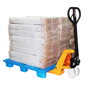 3000Kg Capaciteit Nylon Wielen Vrachtwagenbreedte 550Mm Lengte 1150Mm Handmatige Hydraulische Push <span class=keywords><strong>Pallet</strong></span> Truck Jack <span class=keywords><strong>Trolley</strong></span> - Product Image 3