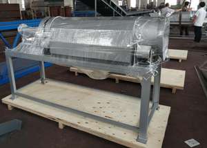 شاشة دوارة أوتوماتيكية من الفولاذ المقاوم للصدأ مع فلتر شاشة دوارة لمعالجة مياه الصرف الصحي الغذائية ومعالجة المياه - Product Image 2