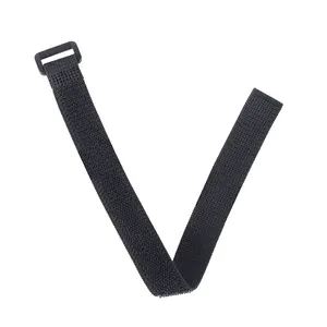 定制不同尺寸尼龙柔性自动双面可重复使用携带自抓握束带钩环扎带