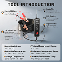 Nouveau testeur de faisceau de câblage automobile VDIAGTOOL V100Pro DC 6V-30V 2026 avec lumière LED intégrée et protection IP55