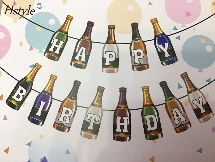 thumbnail image 2 of Oktoberfest Decoration Beers Birthday Banner, Cheers Adult Man Party 2 of 11