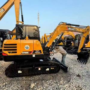รถขุดตีนตะขาบ SANY 60C มือสองจากจีน ได้รับการรับรองมาตรฐาน CE เครื่องจักรขนาดเล็ก 6 ตัน พร้อมบุ้งกี๋และอุปกรณ์สำคัญ เช่น มอเตอร์ เครื่องยนต์ เกียร์ - Product Image 2