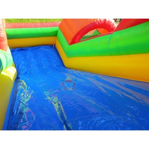 Tobogán Acuático Inflable Rosa Vibrante, Económico, Doble Carril, con Palmeras, para Niños, Carnaval y Fiestas en <span class=keywords><strong>la</strong></span> Piscina - Product Image 3