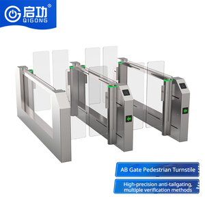 Sistema de Puerta Torniquete Interconectable QIGONG AB con Reconocimiento Facial 3D Anti-Piggyback, Control de Acceso por <span class=keywords><strong>Tarjeta</strong></span> IC y Código QR para Turistas - Product Image 4