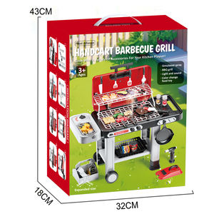 Gioco da cucina all'aperto <span class=keywords><strong>per</strong></span> bambini, simulazione di plastica, griglia <span class=keywords><strong>per</strong></span> barbecue con griglie elettriche piatte e Spray, Set da cucina <span class=keywords><strong>per</strong></span> bambini - Product Image 2
