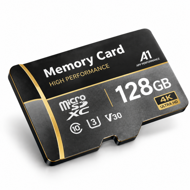 Flash Memory Card 128GB UHS-I U3 V30 Multimedia Storage Card for Drone 4K Footage Body Cam NVR Recorder Importer