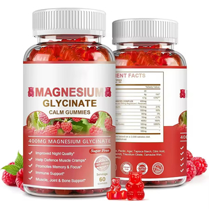 Organic Magnesium Glycinate Gummies <b>Supplement</b> Private Label Glycine Magnesium Gummies Food Grade Sleep - Product Image 1