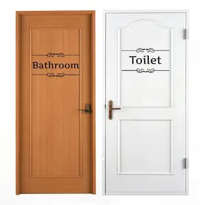 Desain pintu kamar mandi, Toilet logam Modern aluminium Casement pintu kamar mandi