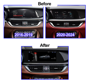 알파 로메오 스텔비오 2017-2024 자동차 라디오 플레이어 GPS 스테레오 오디오 무선 Carplay 안드로이드 자동 - Product Image 5